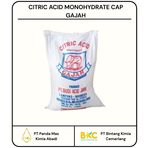 CITRIC ACID MONOHYDRATE CAP GAJAH
